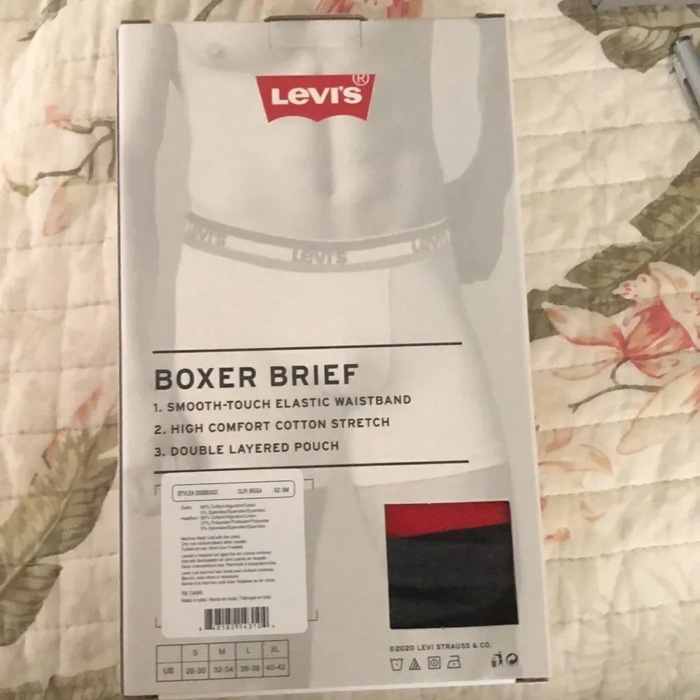 LEVI’S Small pack of 3 multicolored boxer briefs